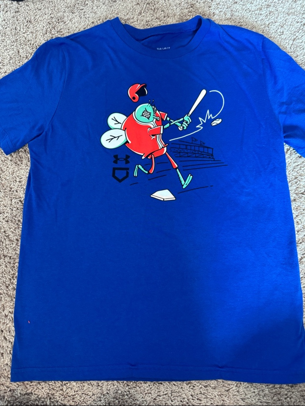 Under Armour Royal Blue Baseball Graphic Tee